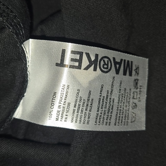 Market Men's Short Sleeve Cotton Graphic T-Shirt Black Size XL NWOT - Picture 8 of 8